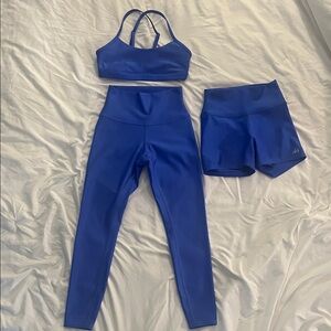 ALO Airlift Intrigue Bra, Airlift Short, 7/8 Airlift High-Waist Legging